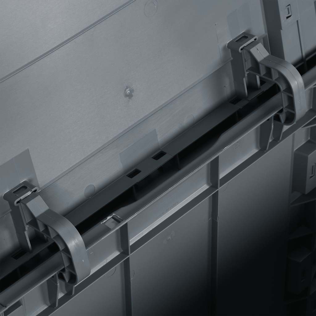 Garten-Aufbewahrungsbox 90 L Grau PP-Holzoptik