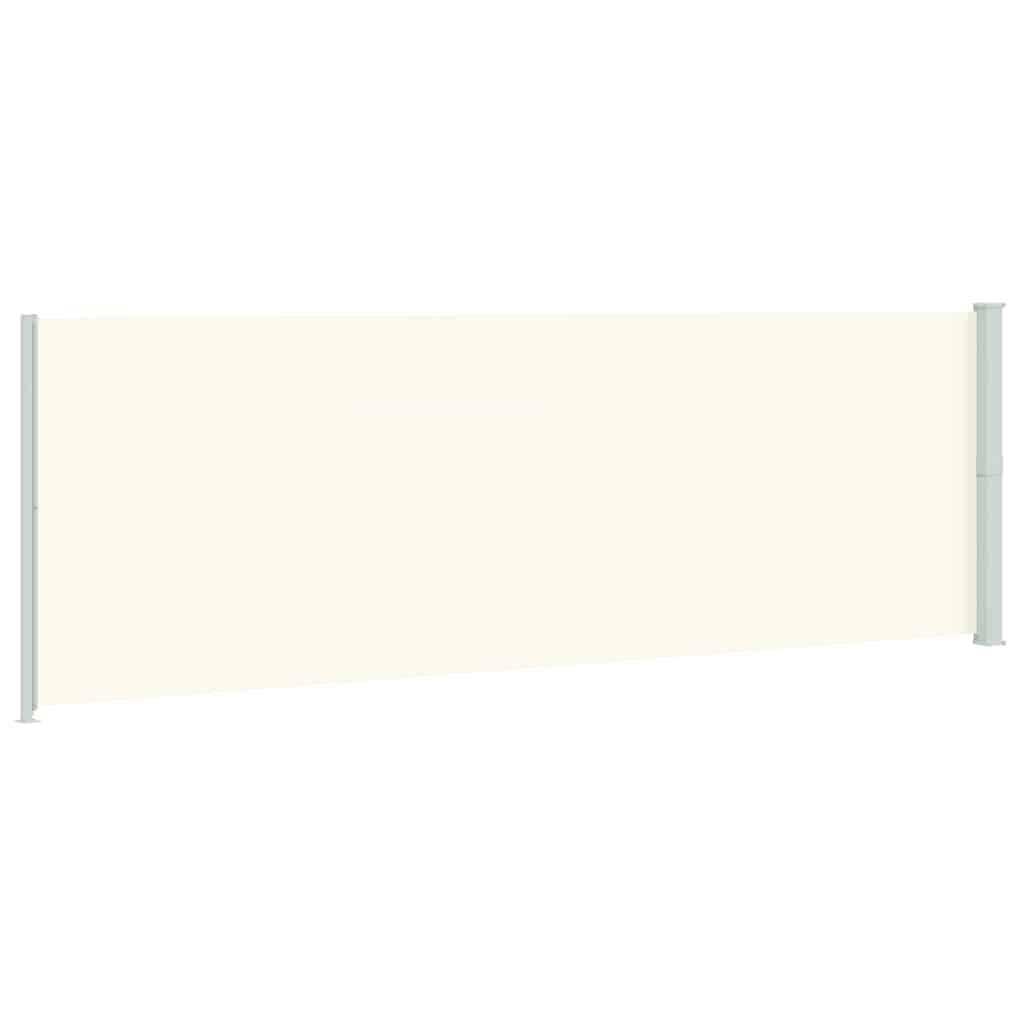 Seitenmarkise Ausziehbar 200x600 cm Creme