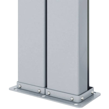 Seitenmarkise Ausziehbar Schwarz 220x1200 cm