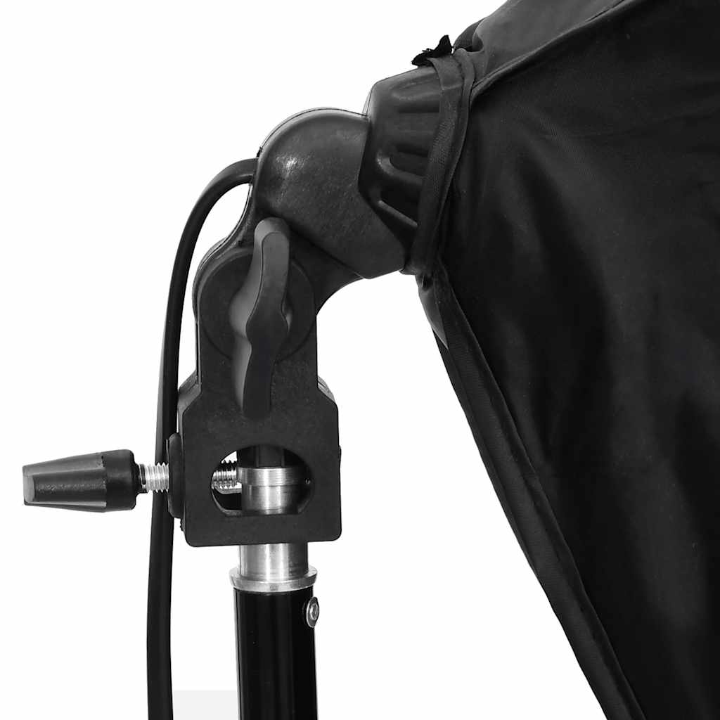 Fotostudio-Beleuchtung-Set mit Hintergründen und Softboxen