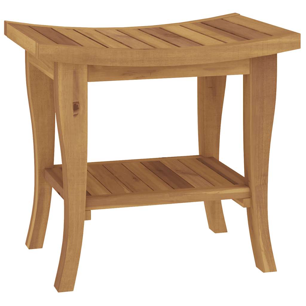 Badezimmer-Beistelltisch 50x35x45 cm Massivholz Teak