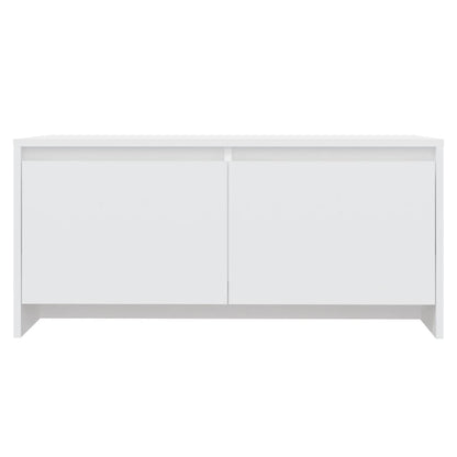 Couchtisch Weiß 90x50x41,5 cm Holzwerkstoff