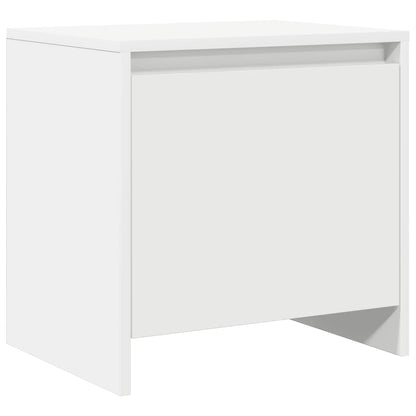 Nachttisch Weiß 45x34x44,5 cm Holzwerkstoff