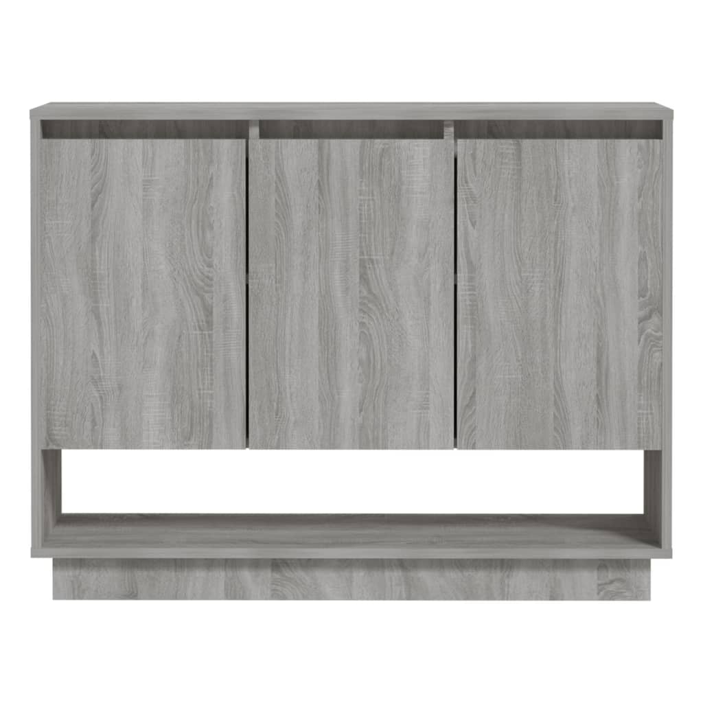 Sideboard Grau Sonoma 97x31x75 cm Holzwerkstoff