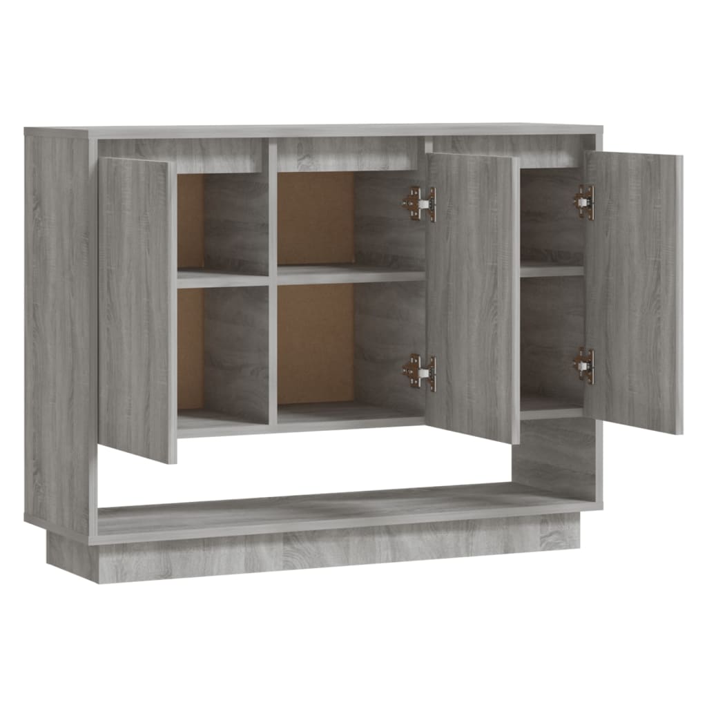 Sideboard Grau Sonoma 97x31x75 cm Holzwerkstoff