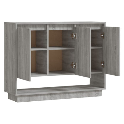 Sideboard Grau Sonoma 97x31x75 cm Holzwerkstoff
