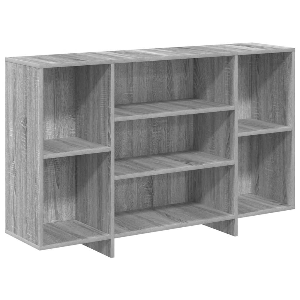 Sideboard Grau Sonoma 120x30x75 cm Holzwerkstoff