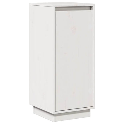 Sideboard Weiß 31,5x34x75 cm Massivholz Kiefer