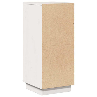 Sideboard Weiß 31,5x34x75 cm Massivholz Kiefer