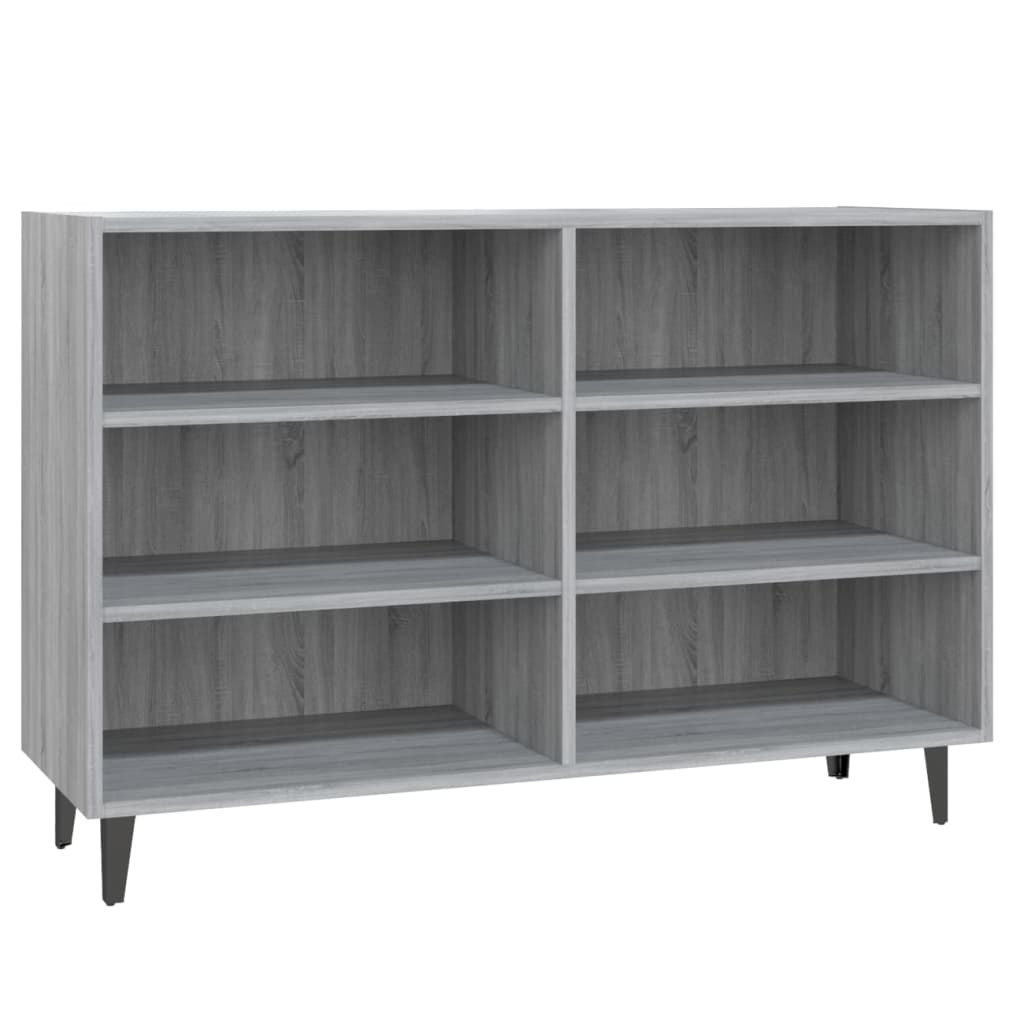 Sideboard Grau Sonoma 103,5x35x70 cm Holzwerkstoff
