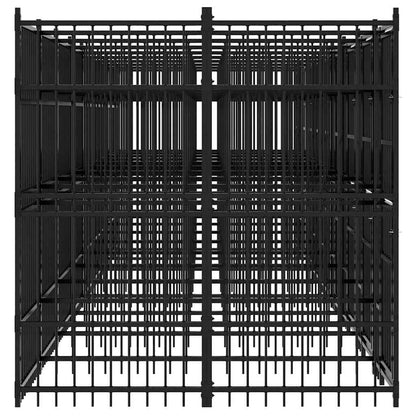 Outdoor-Hundezwinger Stahl 16,59 m²