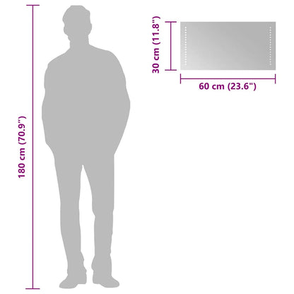 LED-Badspiegel 60x30 cm