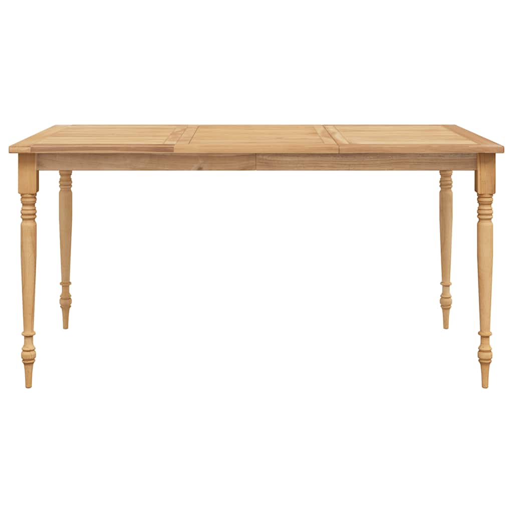 Batavia-Tisch 150x90x75 cm Massivholz Teak