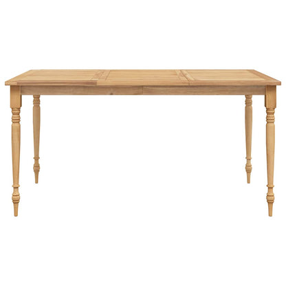 Batavia-Tisch 150x90x75 cm Massivholz Teak