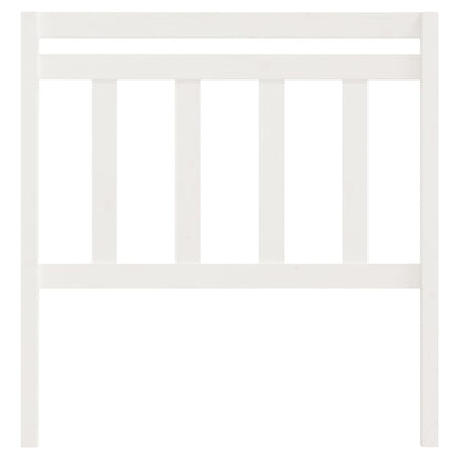 Kopfteil Weiß 106x4x100 cm Massivholz Kiefer