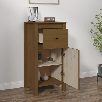 Sideboard Honigbraun 40x35x80 cm Massivholz Kiefer