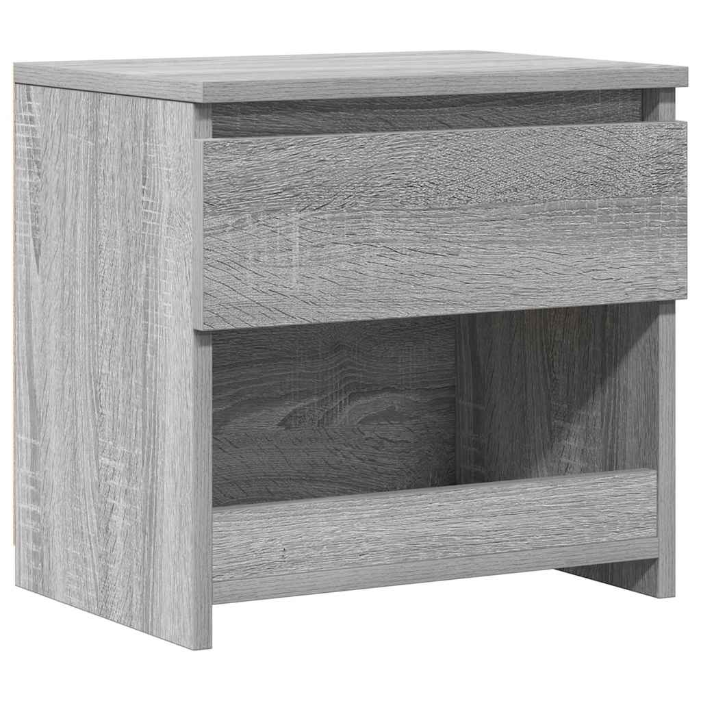 Nachttisch Grau Sonoma 40x30x39 cm Holzwerkstoff