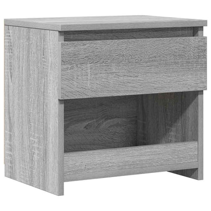Nachttisch Grau Sonoma 40x30x39 cm Holzwerkstoff