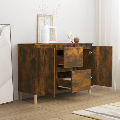 Sideboard Räuchereiche 103,5x35x70 cm Holzwerkstoff