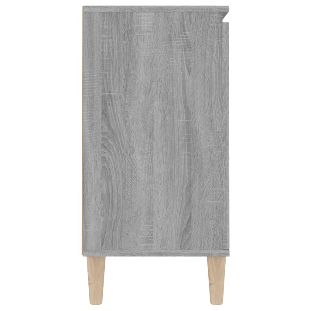 Sideboard Grau Sonoma-Eiche 103,5x35x70 cm Holzwerkstoff
