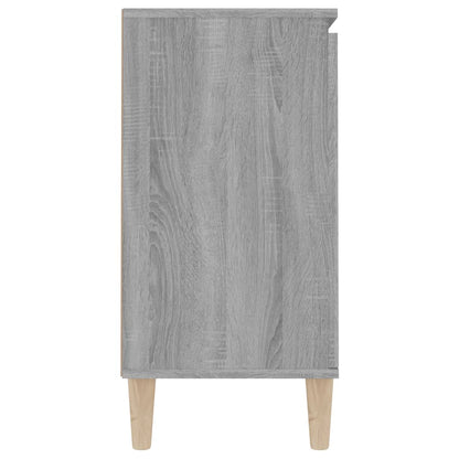 Sideboard Grau Sonoma-Eiche 103,5x35x70 cm Holzwerkstoff