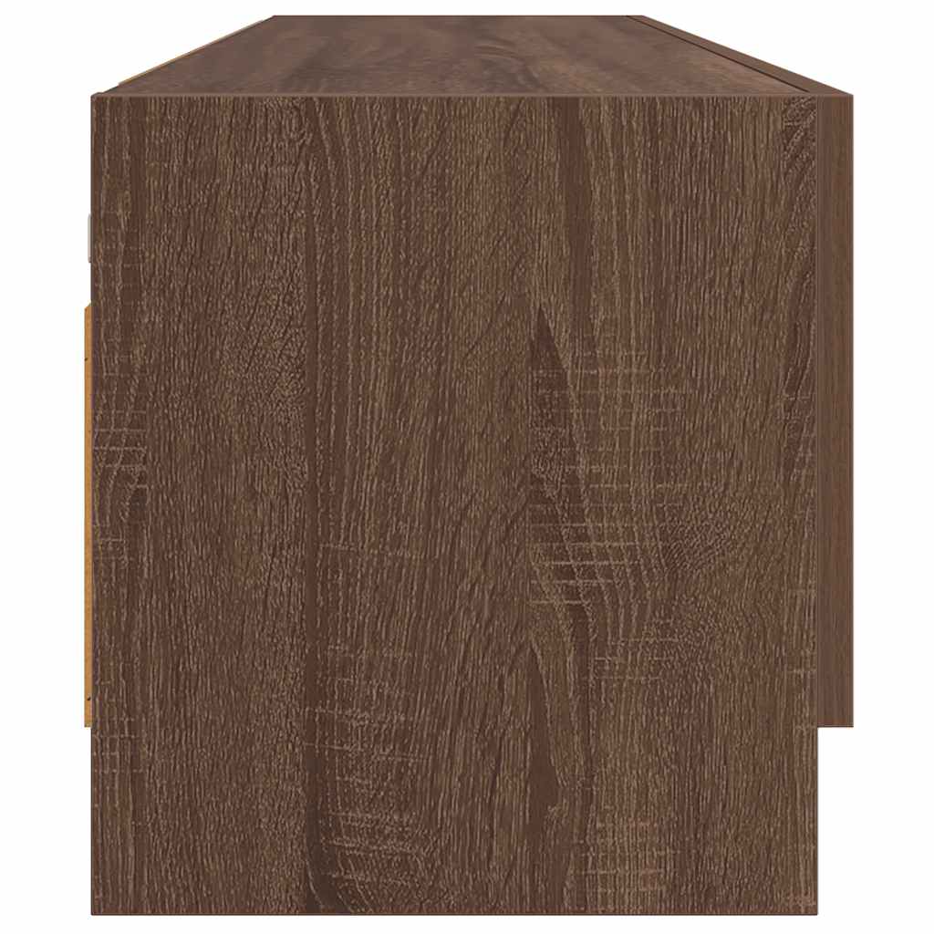 Kleiderschrank Braun Eichen-Optik 100x32,5x35 cm Holzwerkstoff
