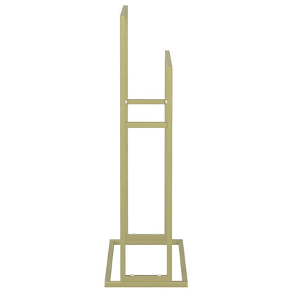 Handtuchständer Gold 48x24x78,5 cm Eisen
