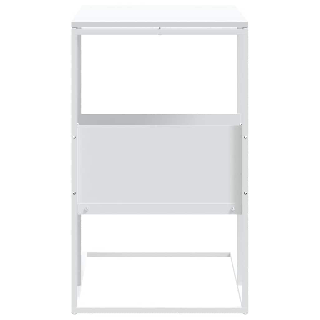 Beistelltisch Weiß 55x36x59,5 cm Holzwerkstoff