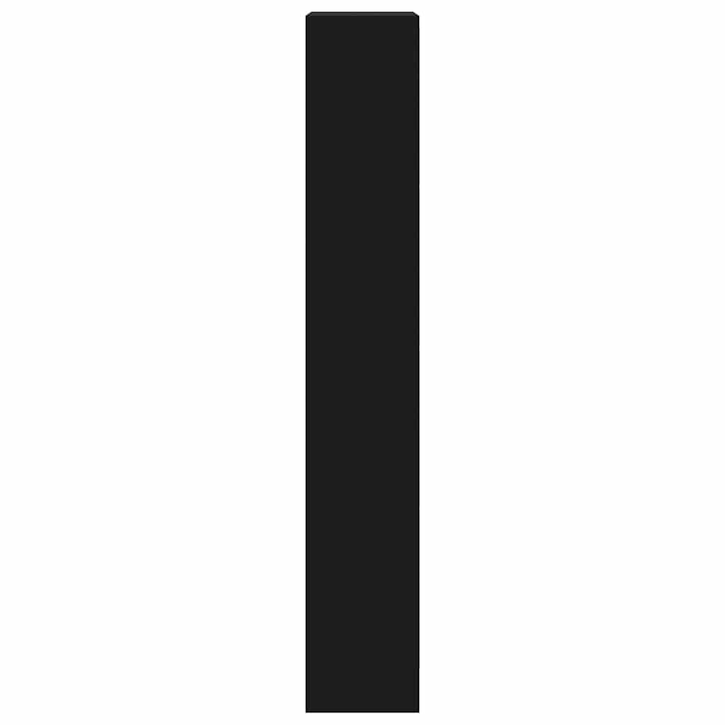 Schuhschrank Schwarz 63x24x147 cm Holzwerkstoff