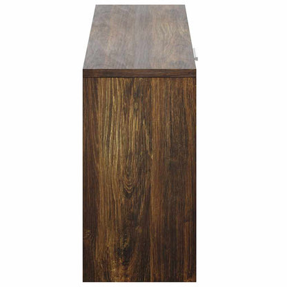 Schuhbank Räuchereiche 80x24x45 cm Holzwerkstoff