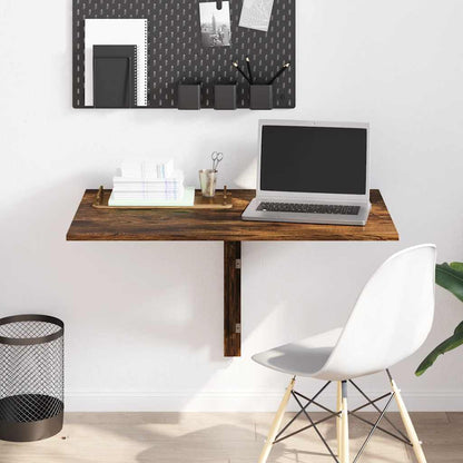 Wand-Klapptisch Räuchereiche 100x60x56 cm Holzwerkstoff