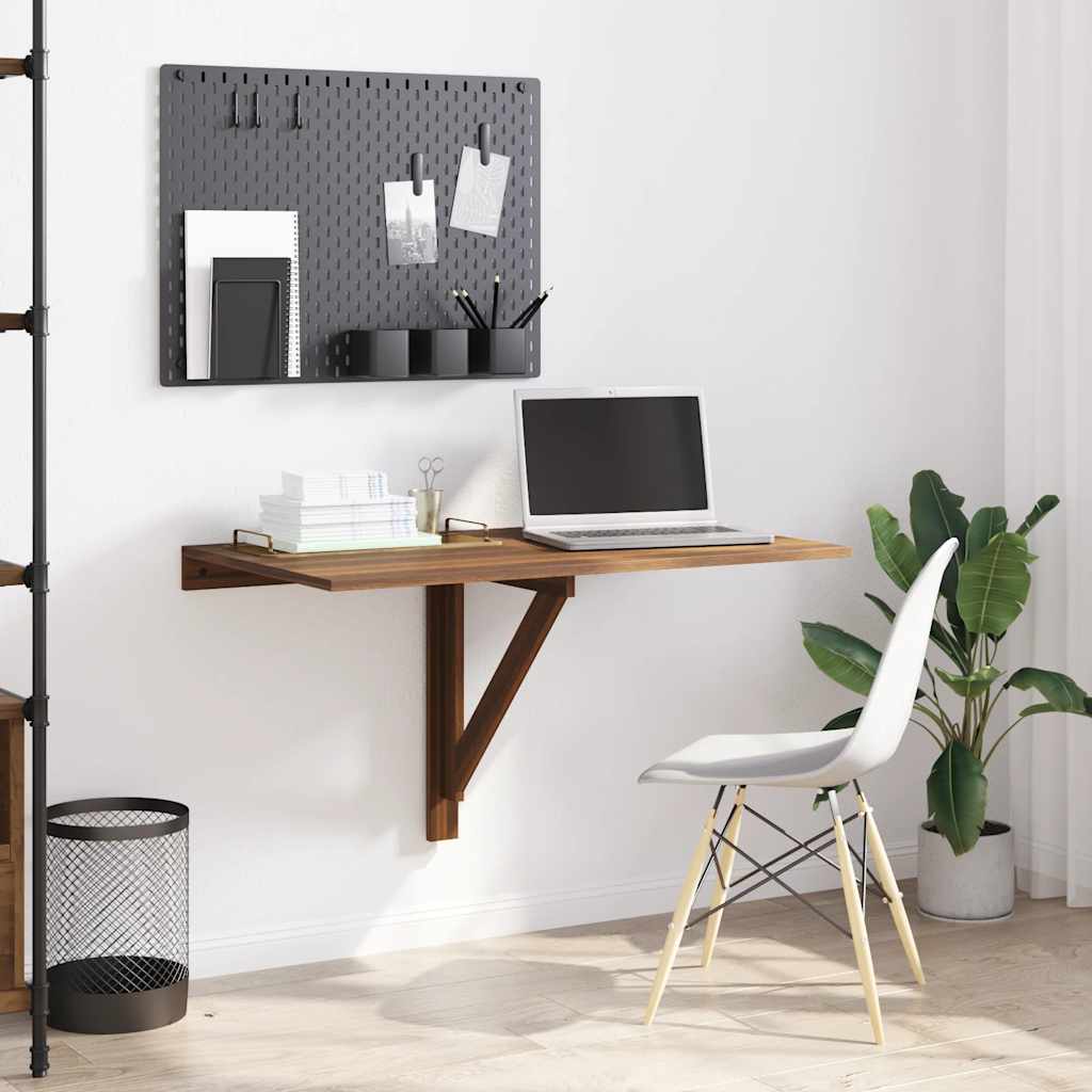Wand-Klapptisch Braun Eichen-Optik 100x60x56 cm Holzwerkstoff