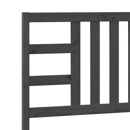 Kopfteil Grau 106x4x100 cm Massivholz Kiefer