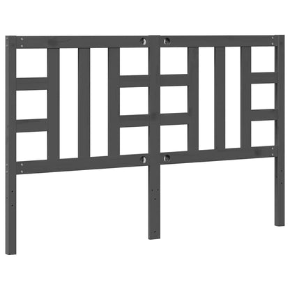 Kopfteil Grau 166x4x100 cm Massivholz Kiefer