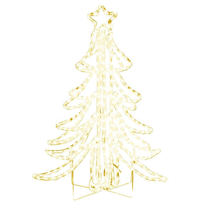 LED-Weihnachtsbaum Klappbar Warmweiß 87x87x93 cm
