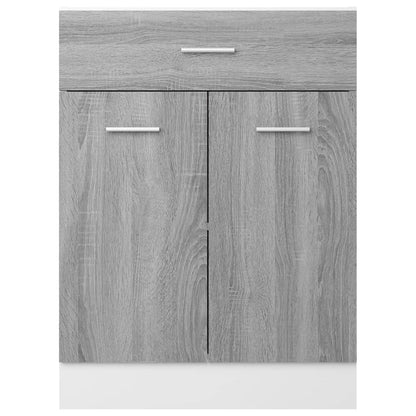 Unterschrank mit Schublade Lyon Grau Sonoma 60x46x81,5 cm