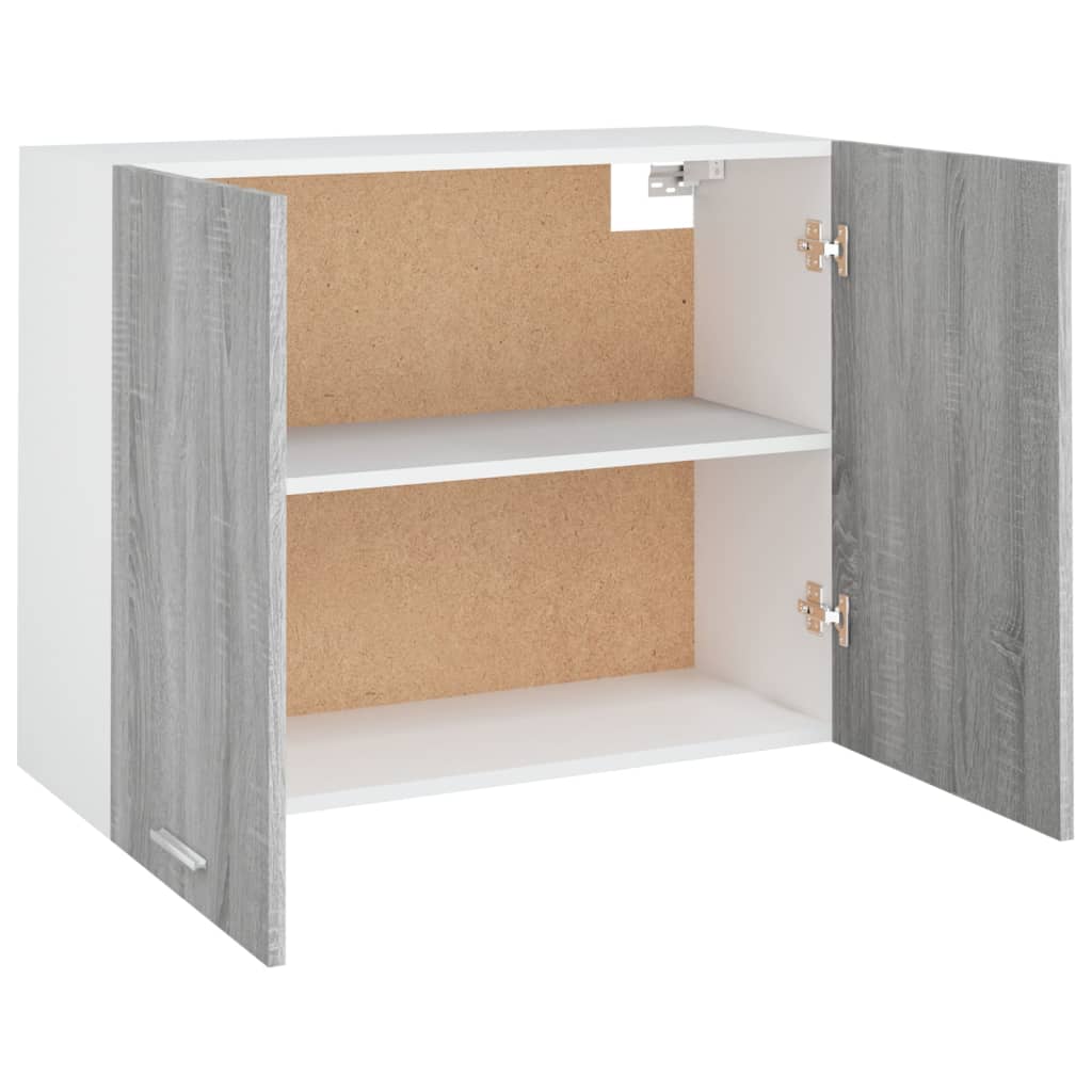 Hängeschrank Lyon Grau Sonoma 80x31x60 cm Holzwerkstoff