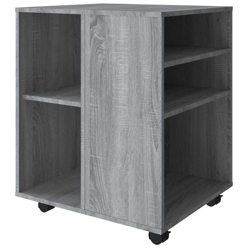Rollschrank Grau Sonoma 60x53x72 cm Holzwerkstoff