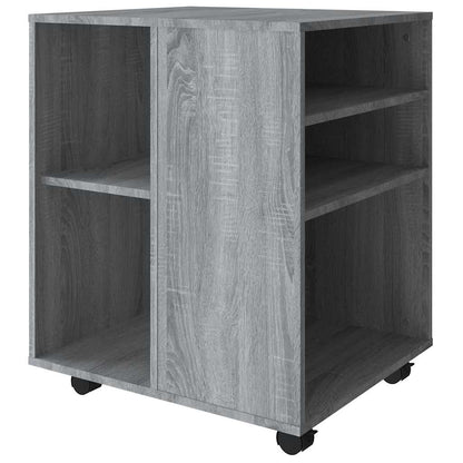 Rollschrank Grau Sonoma 60x53x72 cm Holzwerkstoff