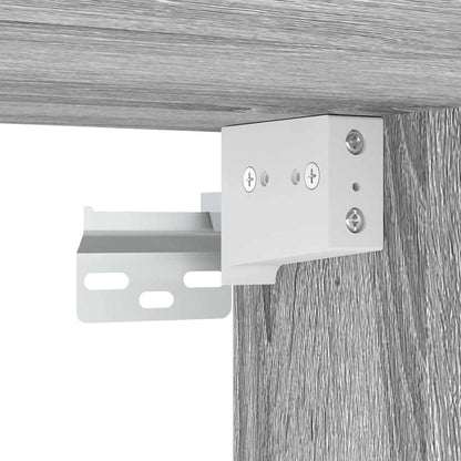 Schuhschrank Grau Sonoma 60x35x70 cm Holzwerkstoff