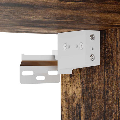 Schuhschrank Räuchereiche 60x35x70 cm Holzwerkstoff