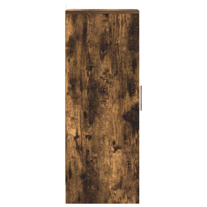 Schuhregal Räuchereiche 32x35x92 cm Holzwerkstoff