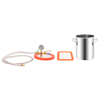 Vakuumkammer Edelstahl 5,5 L