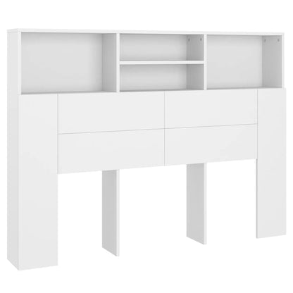 Kopfteilschrank Weiß 140 x 19 x 103,5 cm
