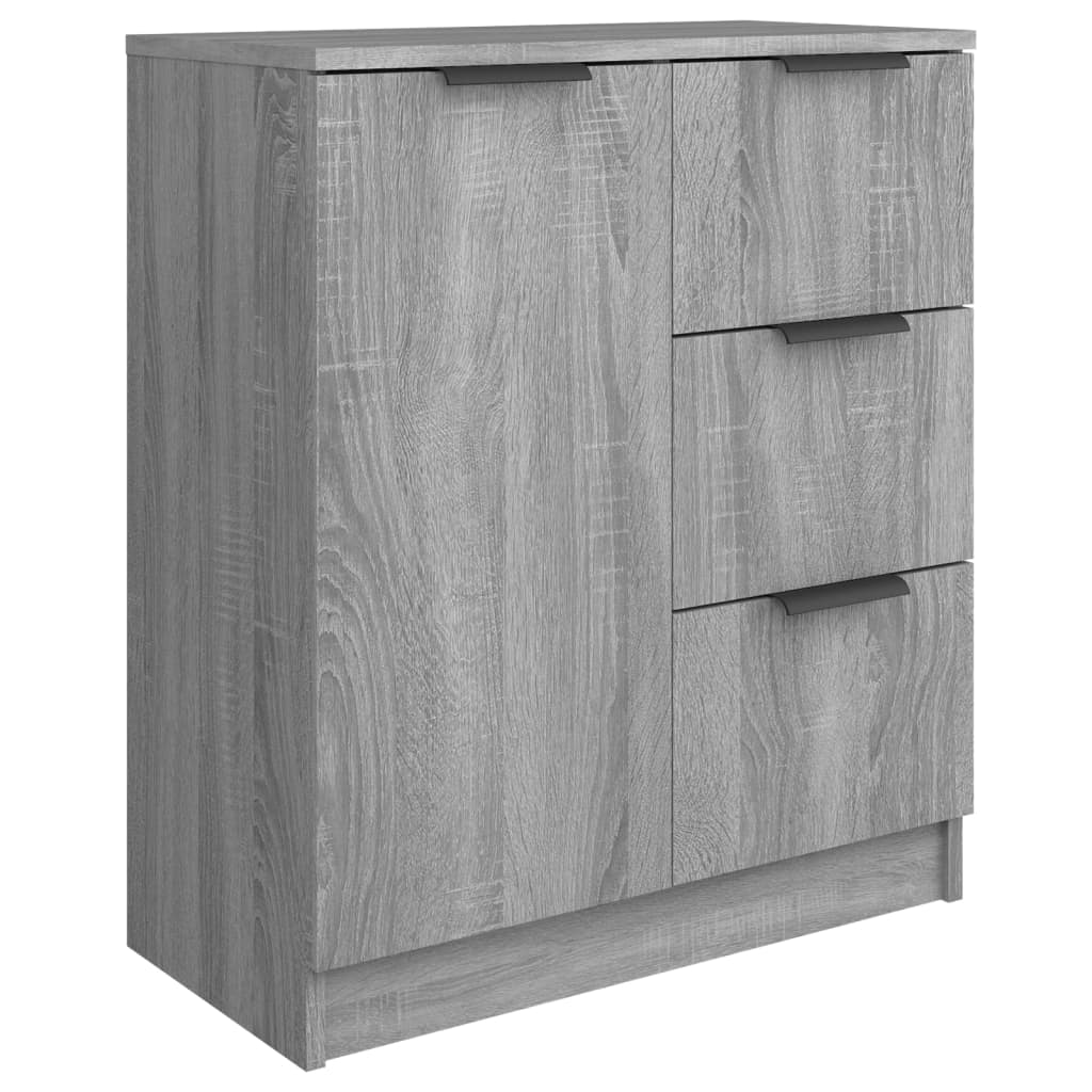 Sideboard Grau Sonoma 60x30x70 cm Holzwerkstoff