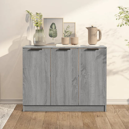 Sideboard Grau Sonoma 90,5x30x70 cm Holzwerkstoff