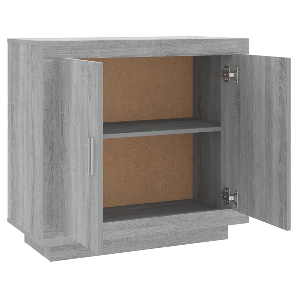 Sideboard Grau Sonoma 80x40x75 cm Holzwerkstoff