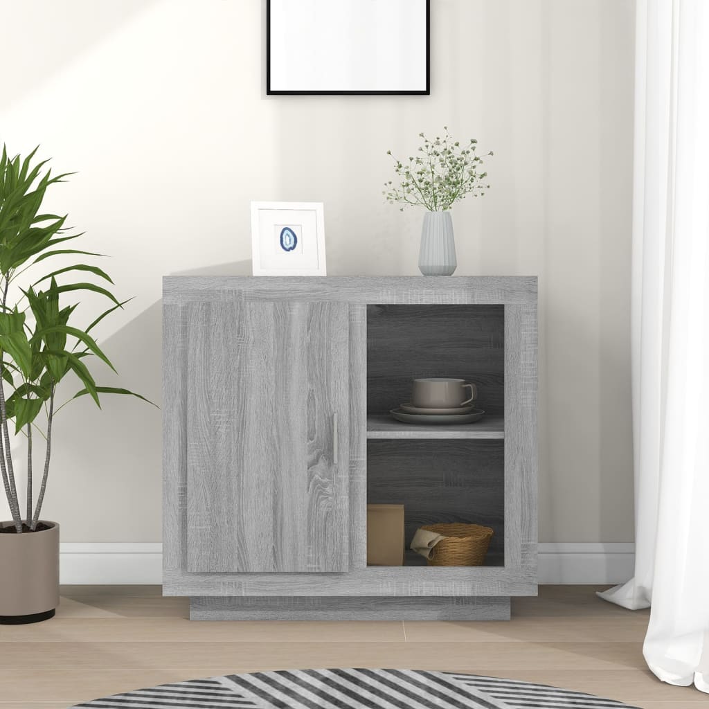 Sideboard Grau Sonoma 80x40x75 cm