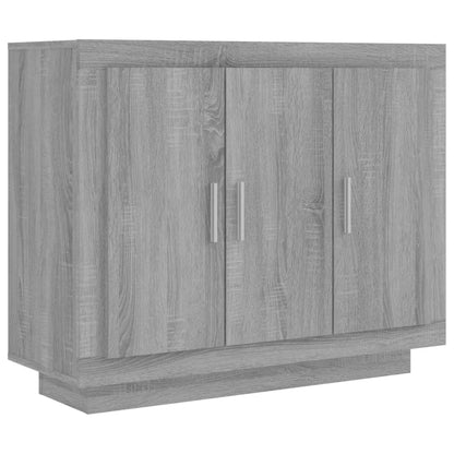 Sideboard Grau Sonoma 92x35x75 cm Holzwerkstoff