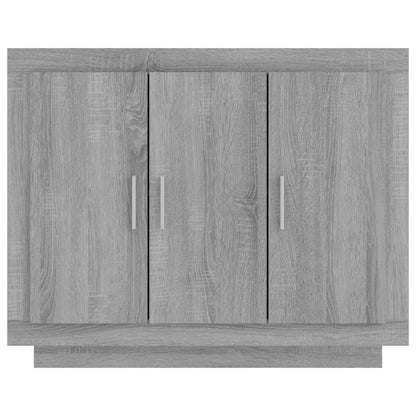 Sideboard Grau Sonoma 92x35x75 cm Holzwerkstoff